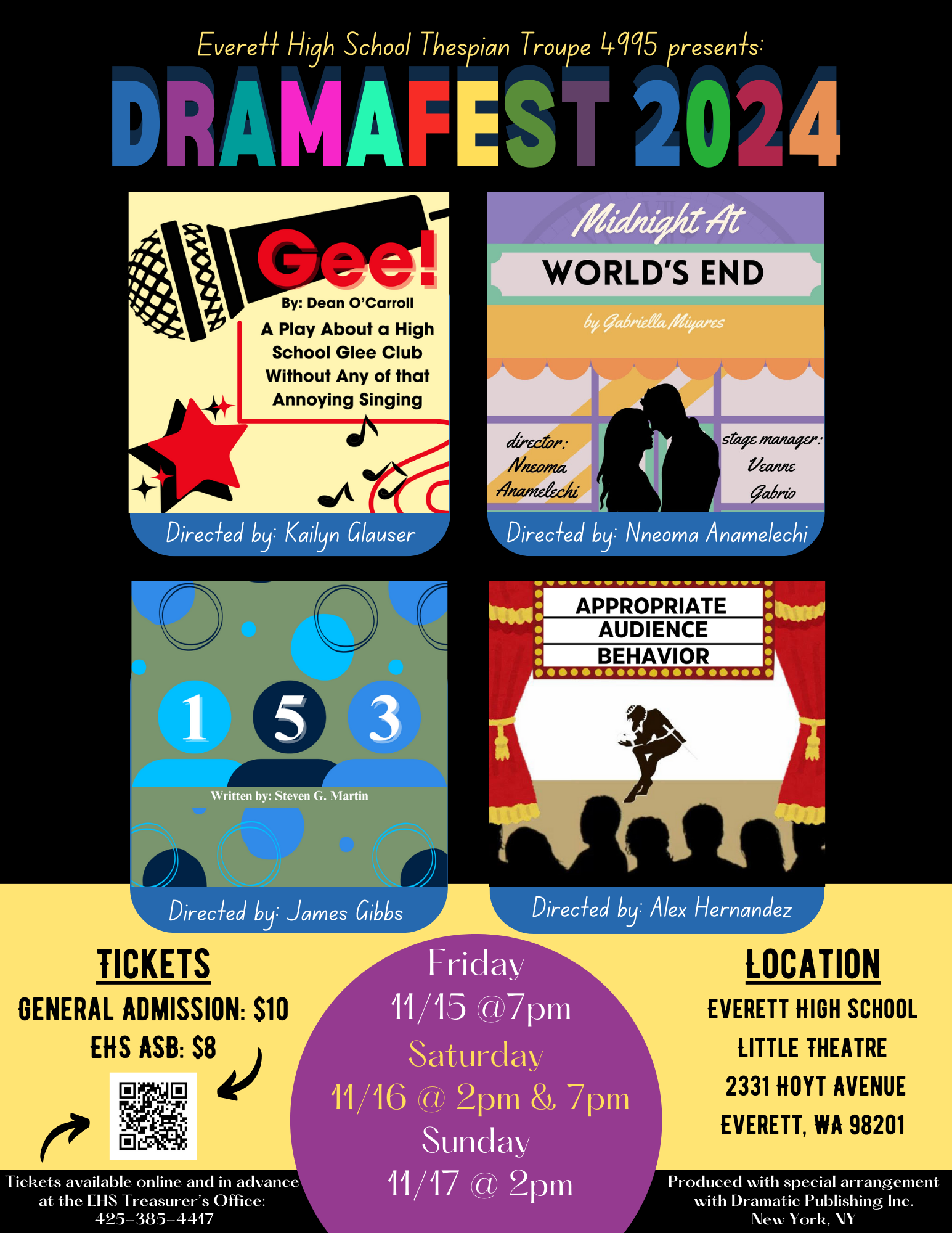 Dramafest Poster Fall 2023 Dramafest Poster Fall 2023